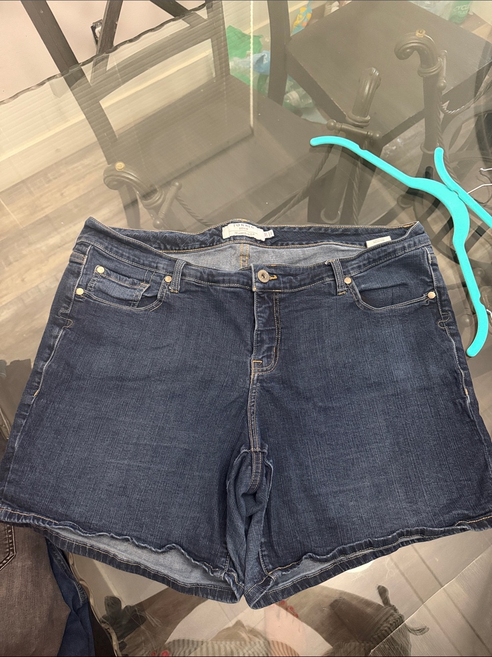 torrid Dark Indigo Denim Jean Shorts